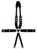 6-Way 3in Restraint Kam Lock Lap Belt Pull Up Dr