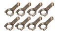 SBC 4340 Forged H-Beam Rods 5.700