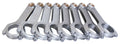 SBC 4340 Forged H-Beam Rods 6.000 w/ARP 2000