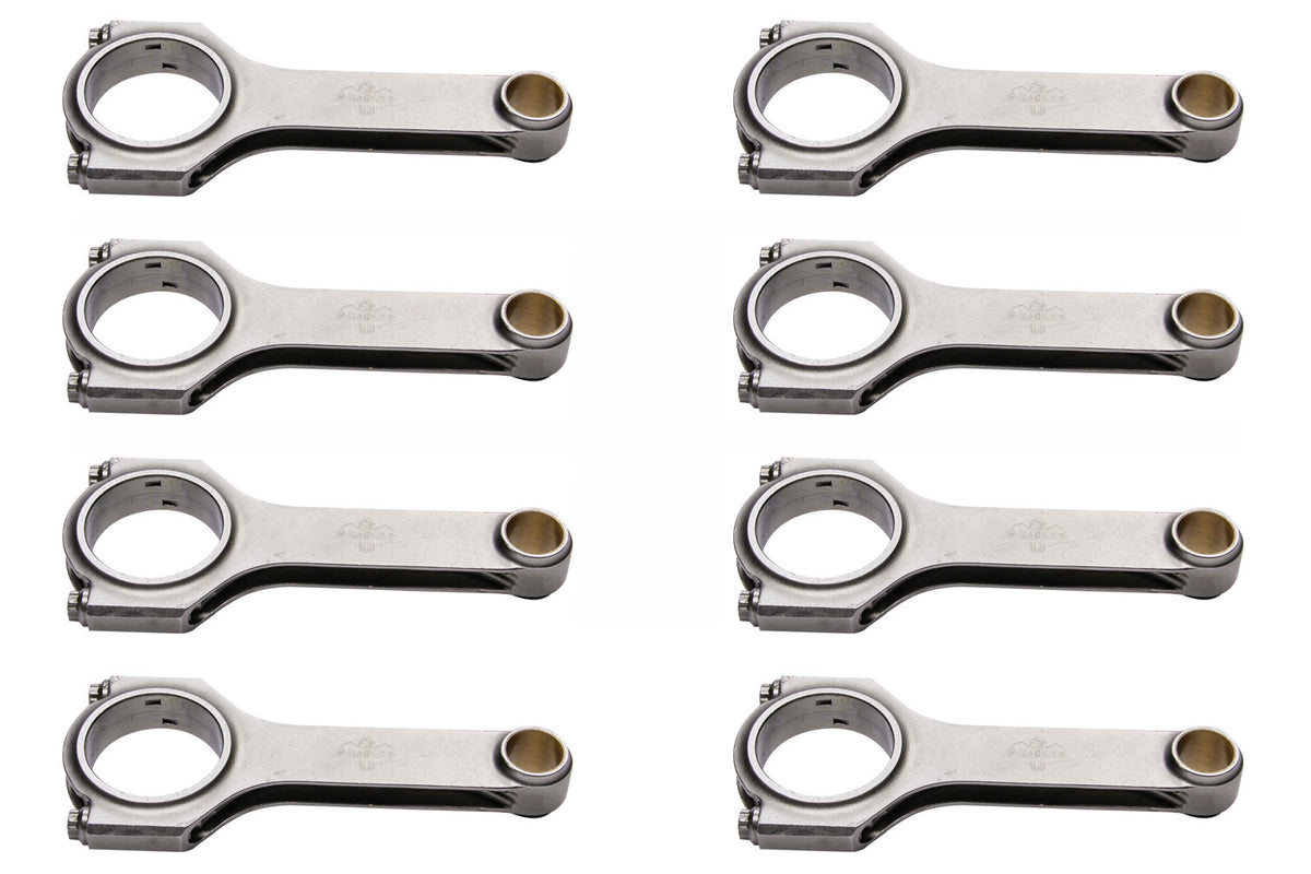 SBC 4340 Forged H-Beam Rods 6.200 w/ARP 2000