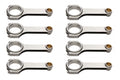 BBC 4340 Forged H-Beam Rods 6.535 w/ARP2000