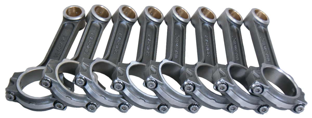 SBC Forged 4340 I-Beam Rods 6.250 w/7/16 Bolts