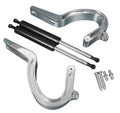 Billet Trunk Hinges Polished