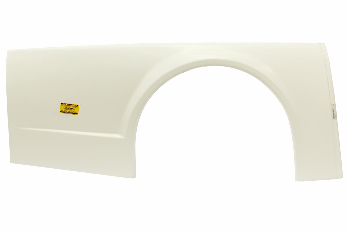 2019 LM Plastic Quarter Panel White Right