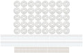 Scuff Plate Plastic White 40-Pack MD3