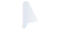 Sail Panel Left Sprint Car White