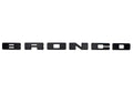 Bronco Grille Lettering Overlay Kit - Black