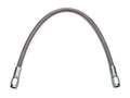 #3 PTFE 12in Hose Clear Cover 3an Female St