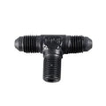 6an Tee 1/4 MPT On The Side - Black