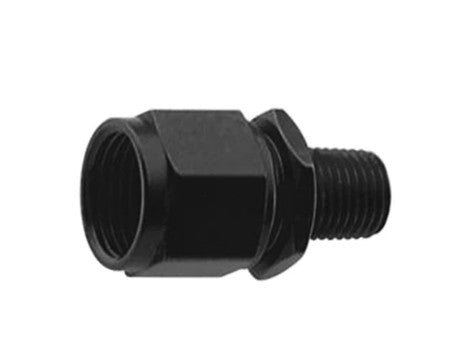 6AN FM Swivel to 3/8 NPT Black