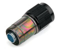 6AN Straight Crimp Hose Fitting Black