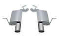 Axle Back Dual Exhaust S ystem  Aluminized