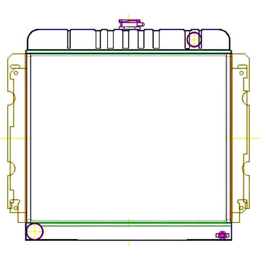 Radiator 70-78 Mopar B-Body