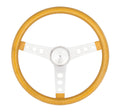 Steering Wheel Mtl Flake Gold/Spoke Chrm 13.5