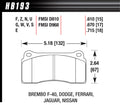 Motorsports Brake Pads DTC-60
