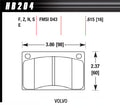 Brake Pads Volvo Front HP Plus