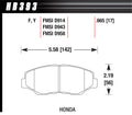 Brake Pad HPS Front 02-21 Honda