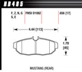 Brake Pad Set 05 Mustang Rear DTC70