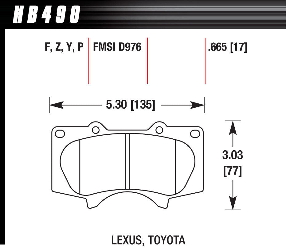 Performance Street Brake Pads LTS (4)