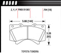 Performance Street Brake Pad LTS 07-22 Toyota P/U