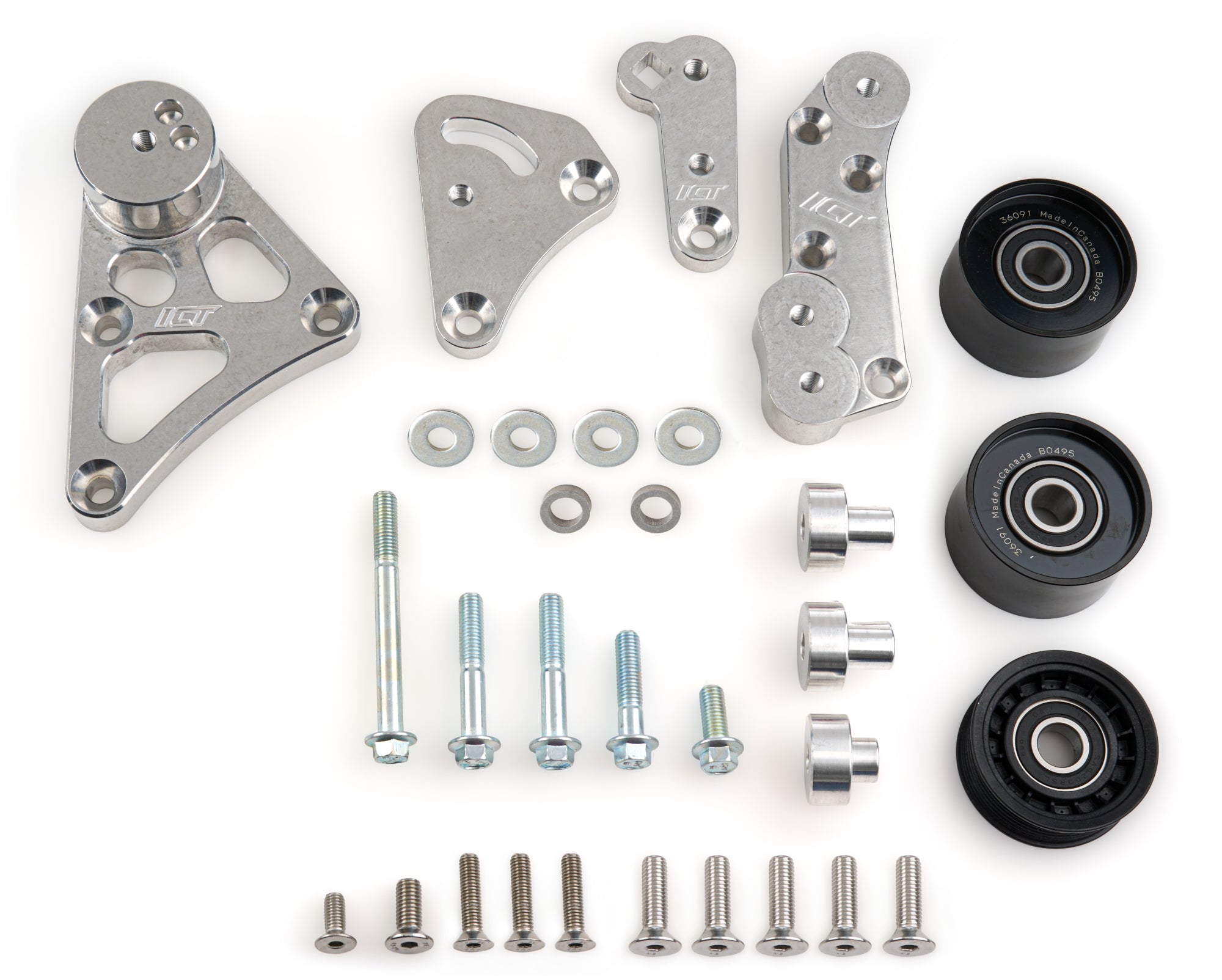 LSA 8 Rib Idler & 6 Rib Belt Tensioner Bracket