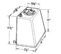 3-Gallon Econo Rail Fuel Cell