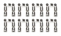 Sportsman Solid Roller Lifter Set BBC .842 Dia