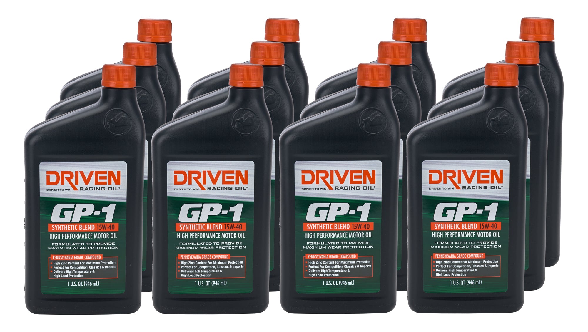 GP-1 15w40 SemiSynthetic Case 12 x 1 Quart