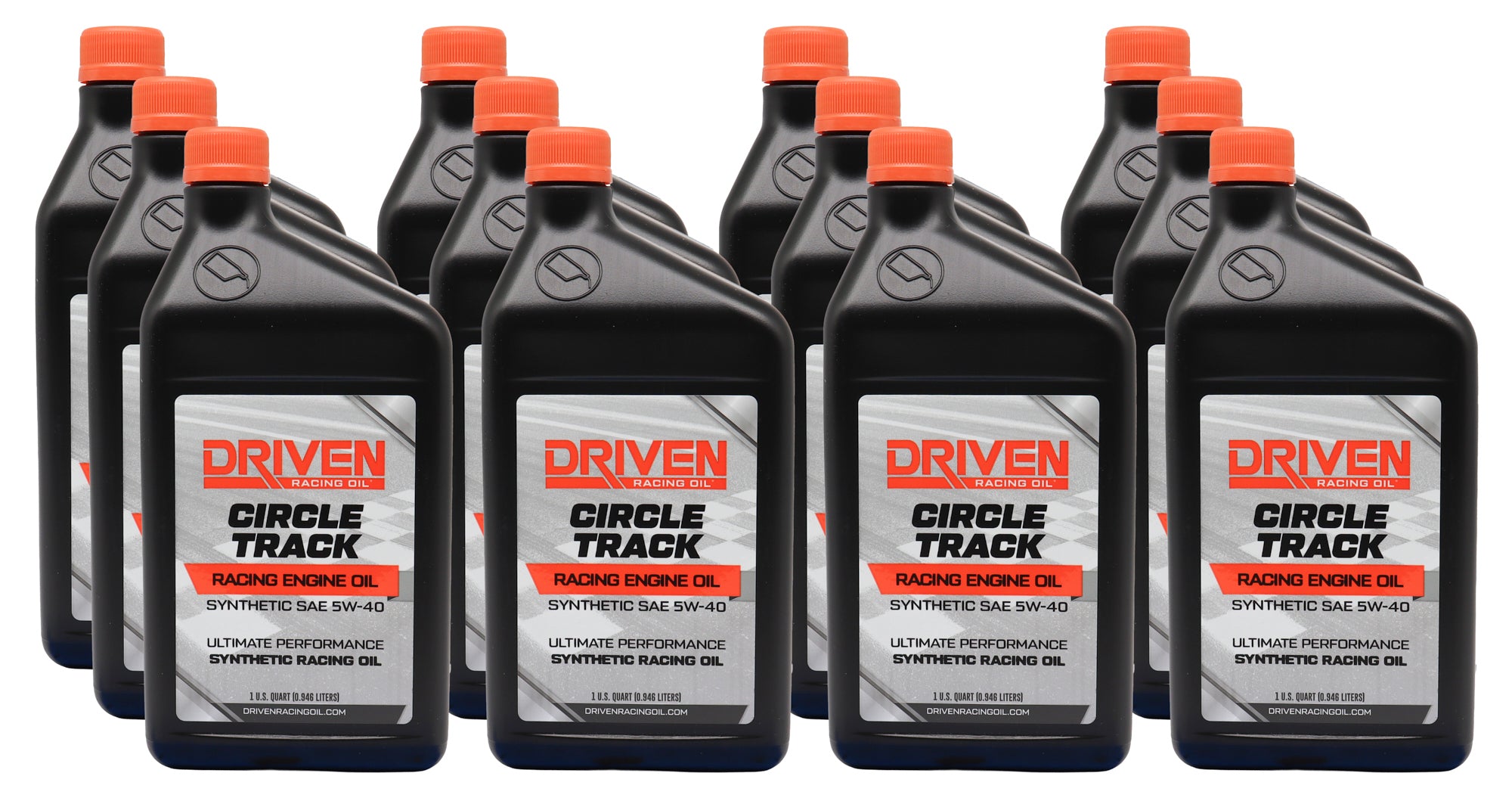Circle Track 5W40 Oil Case 12/Qt