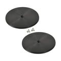 Nose Duct Cap 3IN Plastic Black Pair