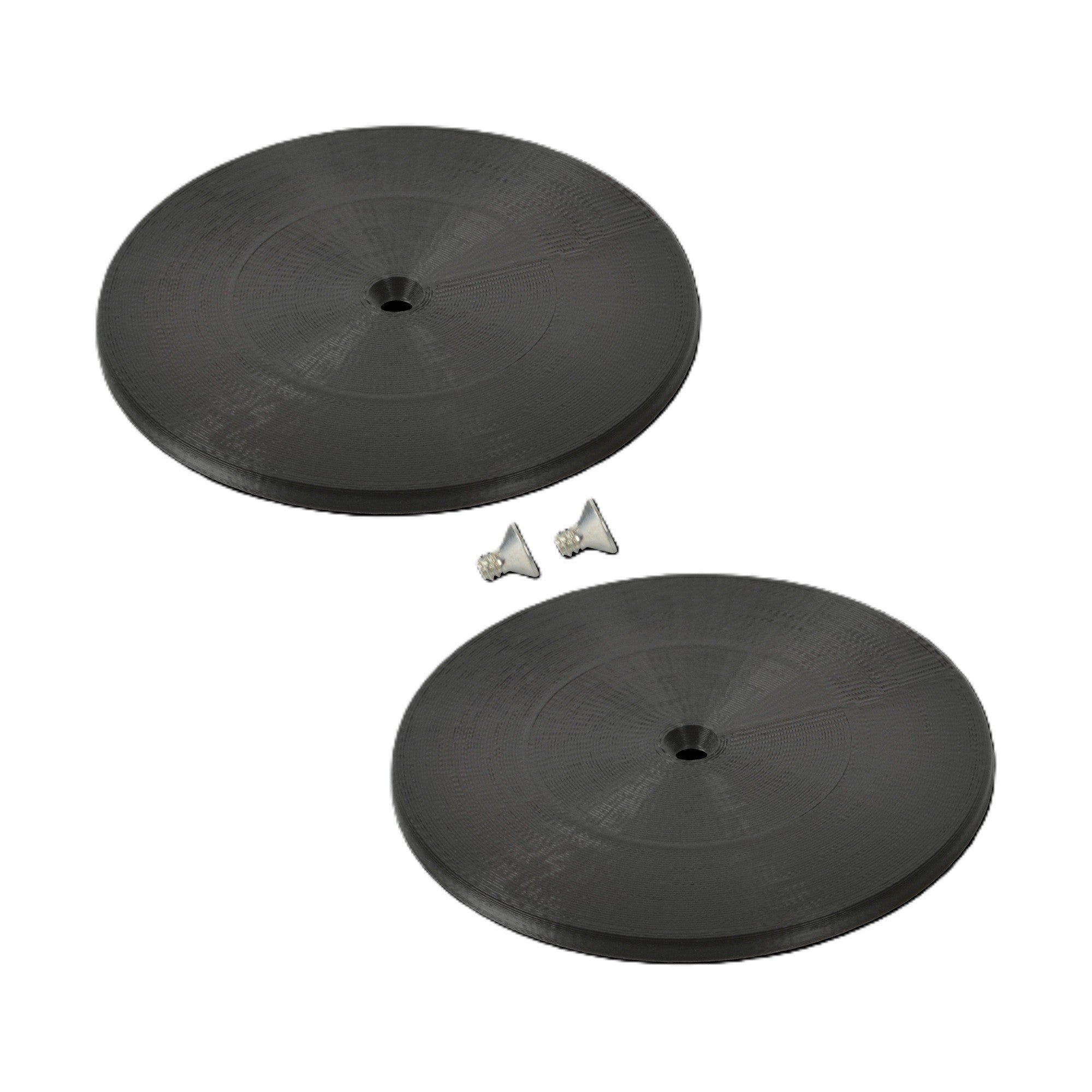 Nose Duct Cap 3IN Plastic Black Pair