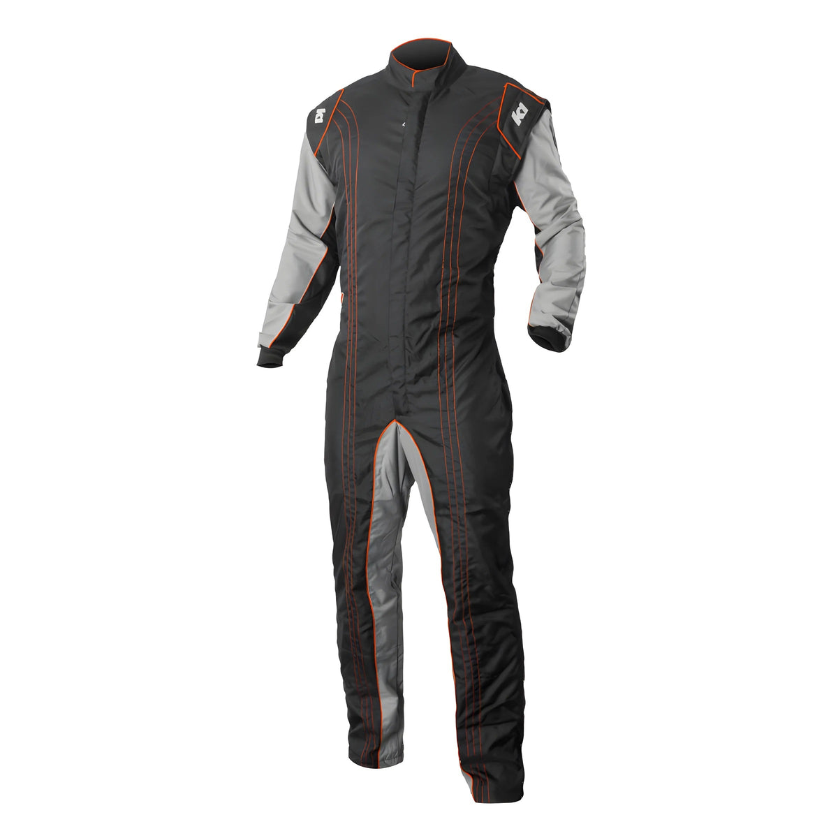 Suit Karting GK2 Adult X-Large Black/Orange