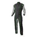 Suit Karting GK2 Adult Large Black/Green