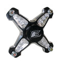 Front Hub 4 Pin Micro LH w/Bearing Black