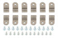 3/8in Stainless Steel Single Line Clamps 12Pk