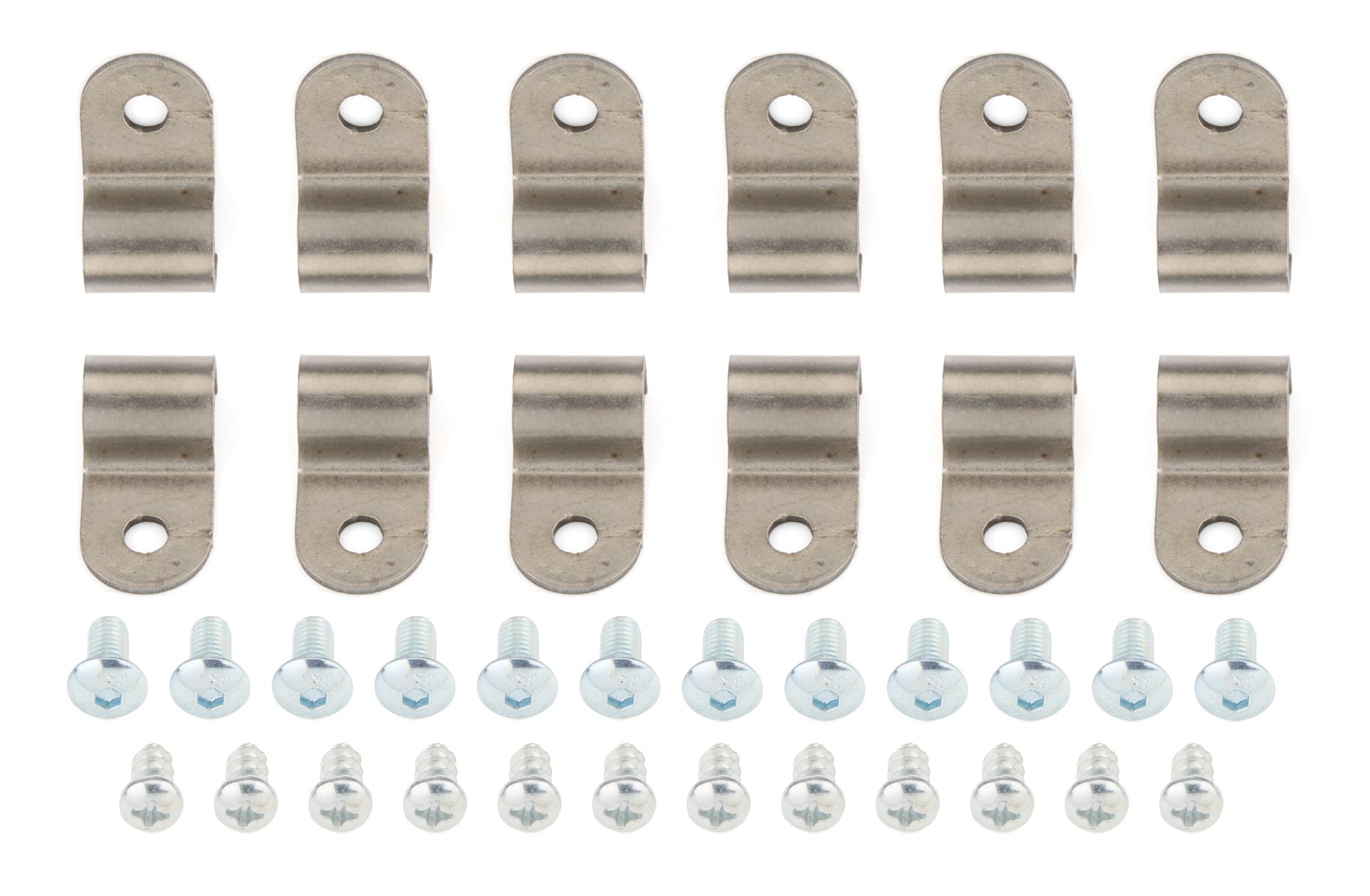 3/8in Stainless Steel Single Line Clamps 12Pk
