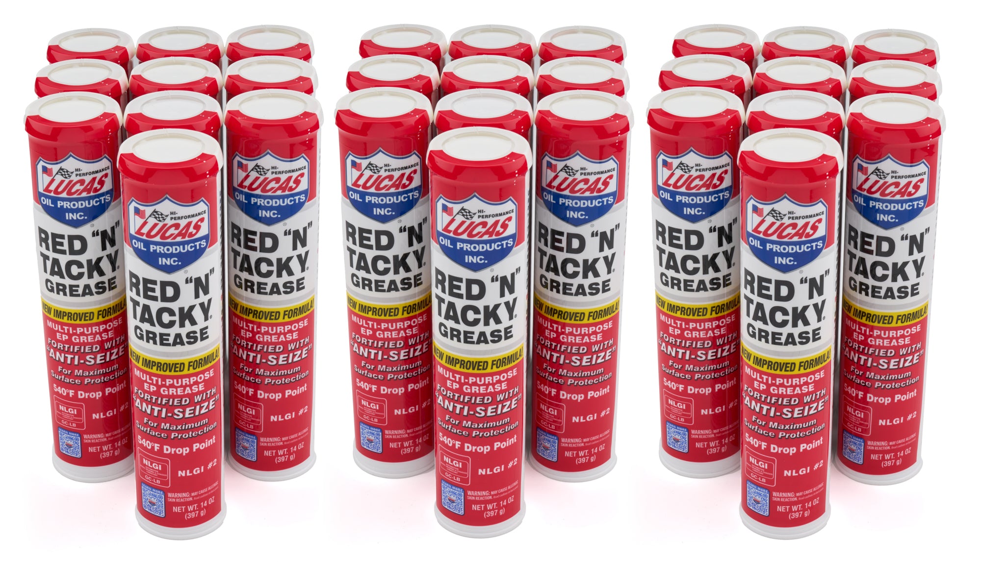 Red-N-Tacky Grease Case/30-14oz Tube