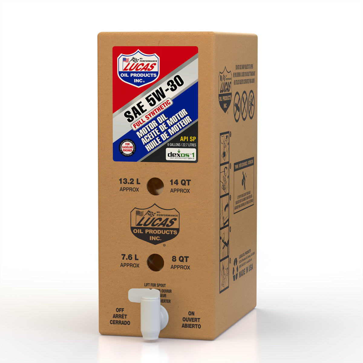 Synthetic SAE 5W30 Oil 6 Gallon Bag In Box Dexos