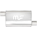 Stainless Muffler 2.25in. Offset In/Out