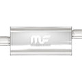 Muffler Stainless 2.5in Offset In Center Out