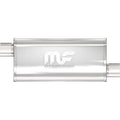 Stainless Muffler 3in Offset In/Offset Out