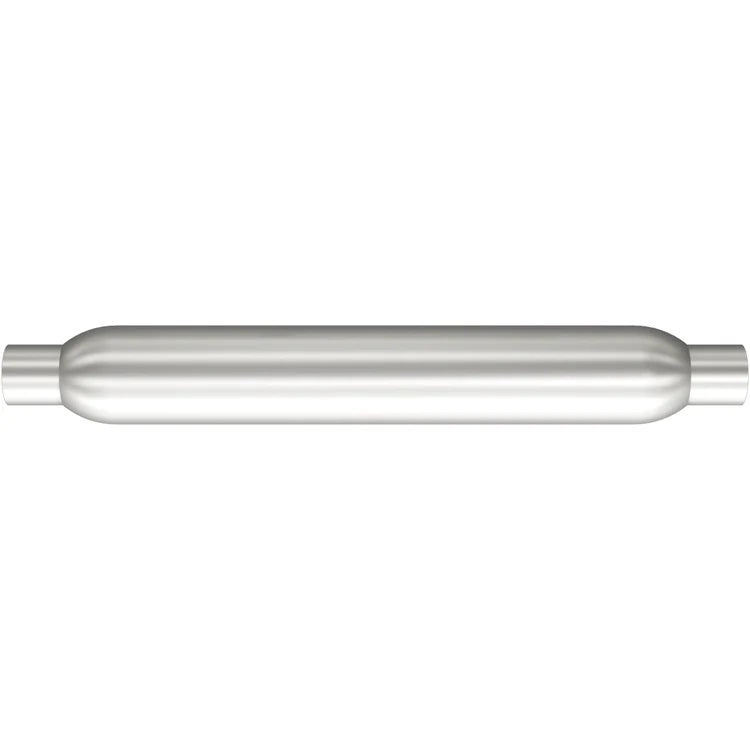Glass Pack Muffler 2.5in Aluminized Large