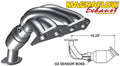 Exhaust Manifold Kit 02-09 Toyota 2.4L
