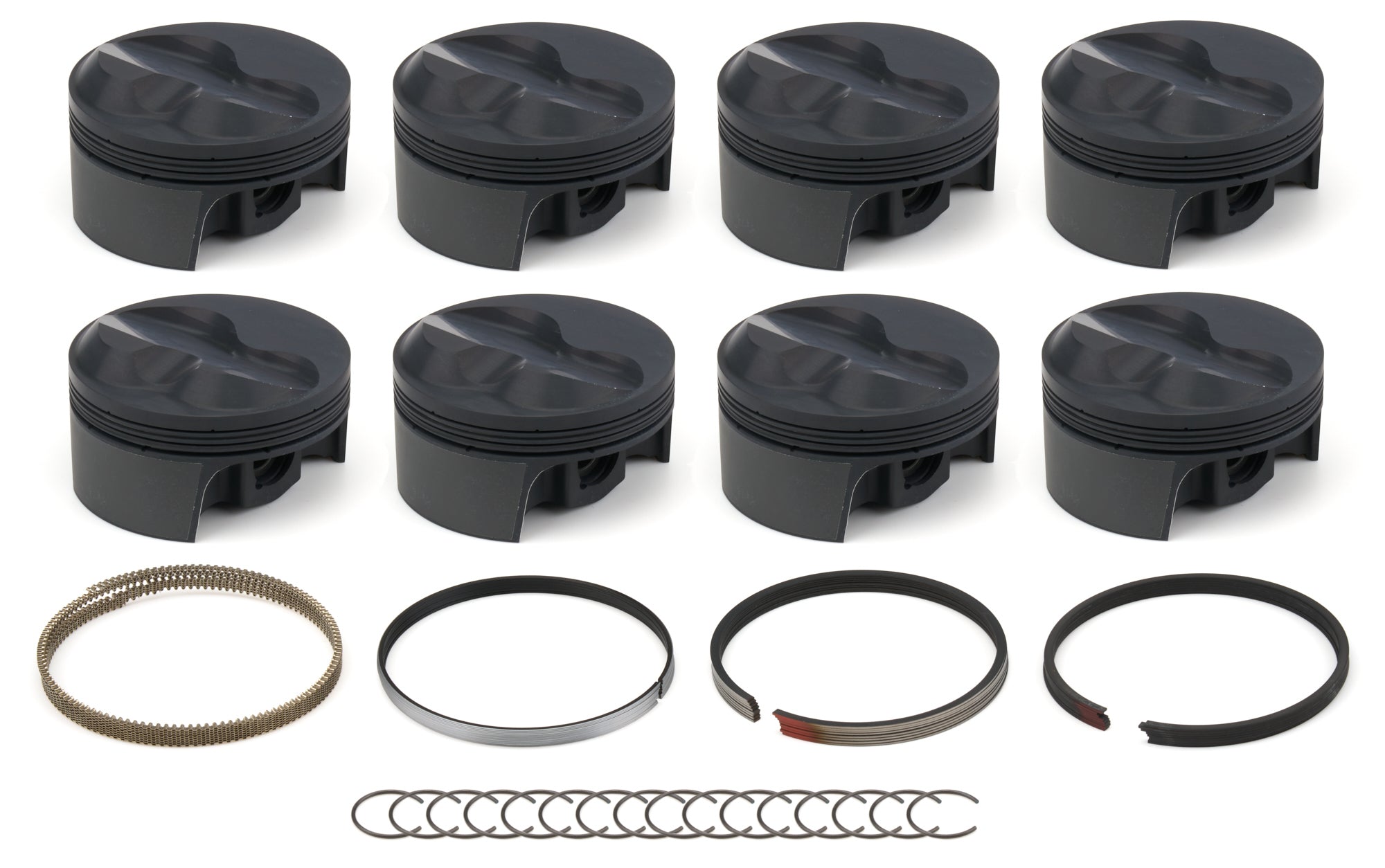 SBC Dome PowerPak Piston Set 4.145 Bore +12cc