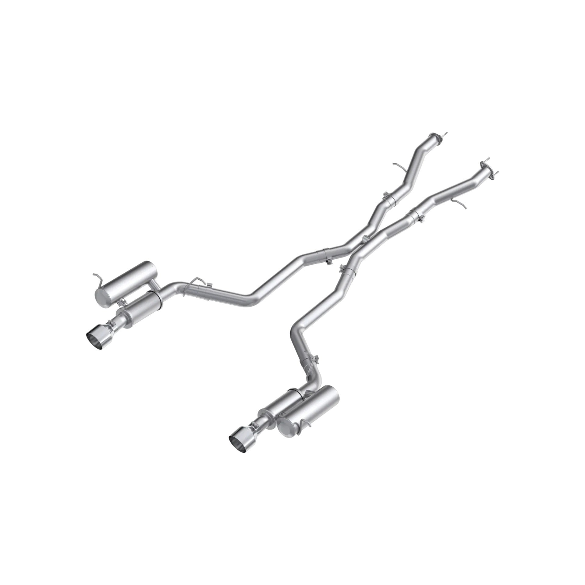 Aluminized Steel 3in Cat -Back  Dual Split Rear