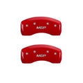 10-17 Mercedes Caliper Covers MGP Engraved Red