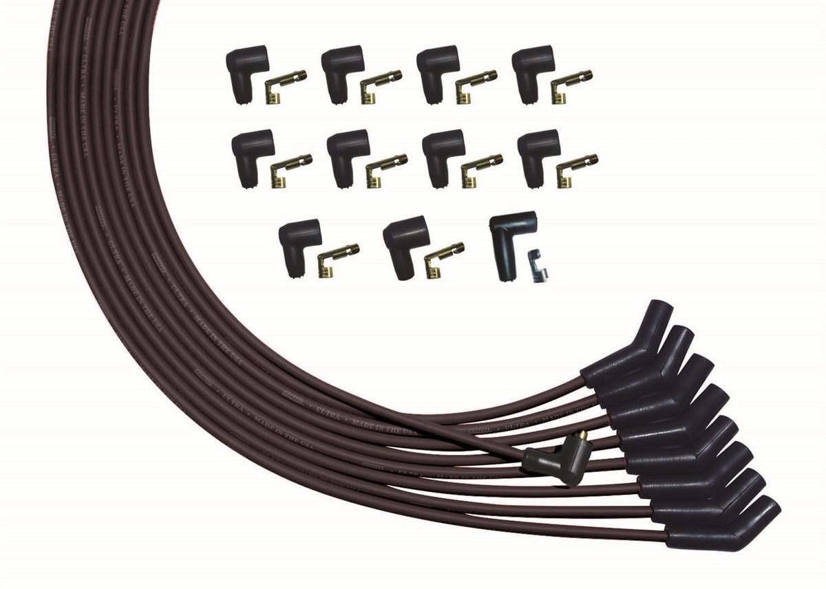 Ultra Plug Wire Set Universal V8 Black