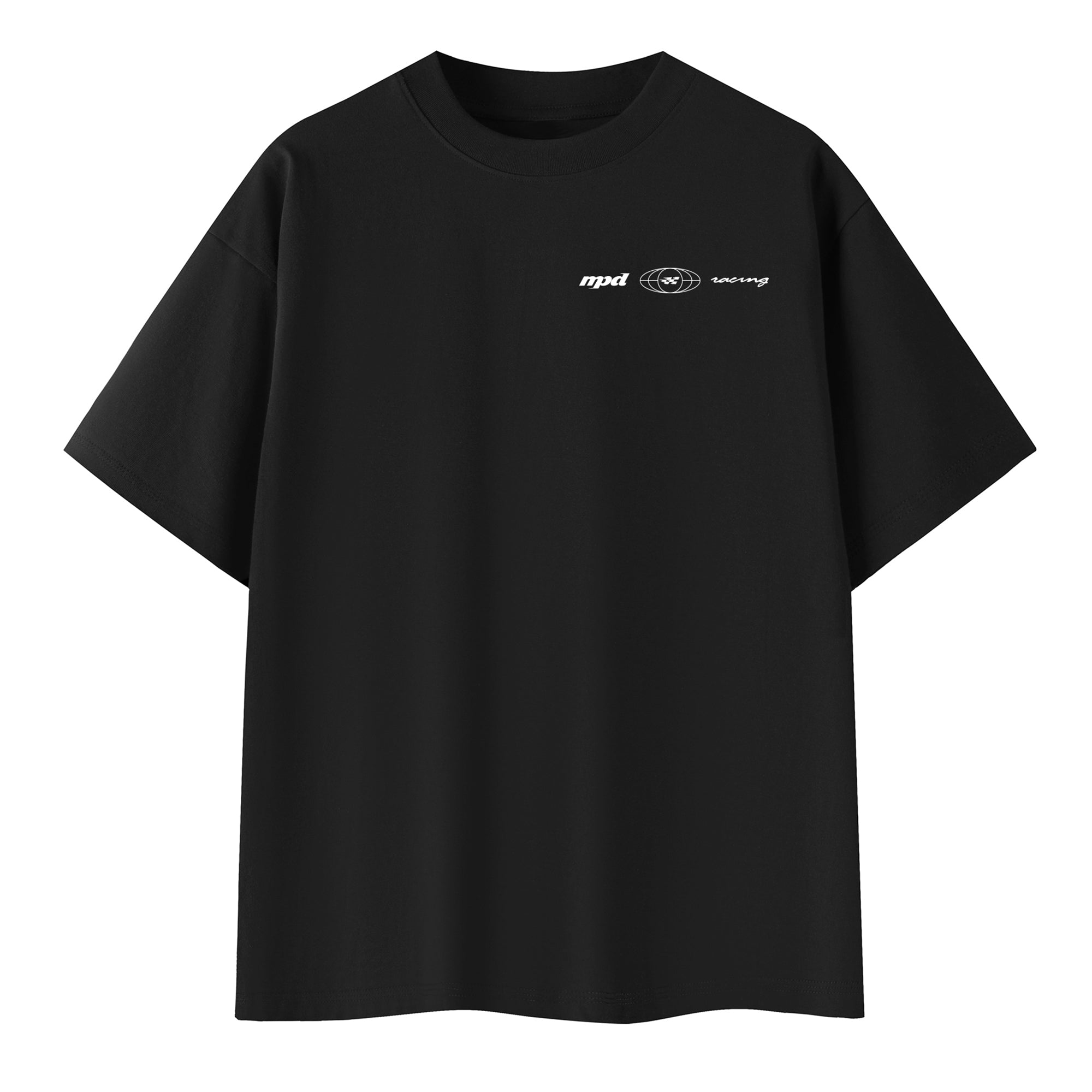 T-Shirt Sprint Car Back Graphic Black Large