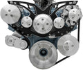 Pontiac V8 Style Track Serpentine Kit Blk Onyx