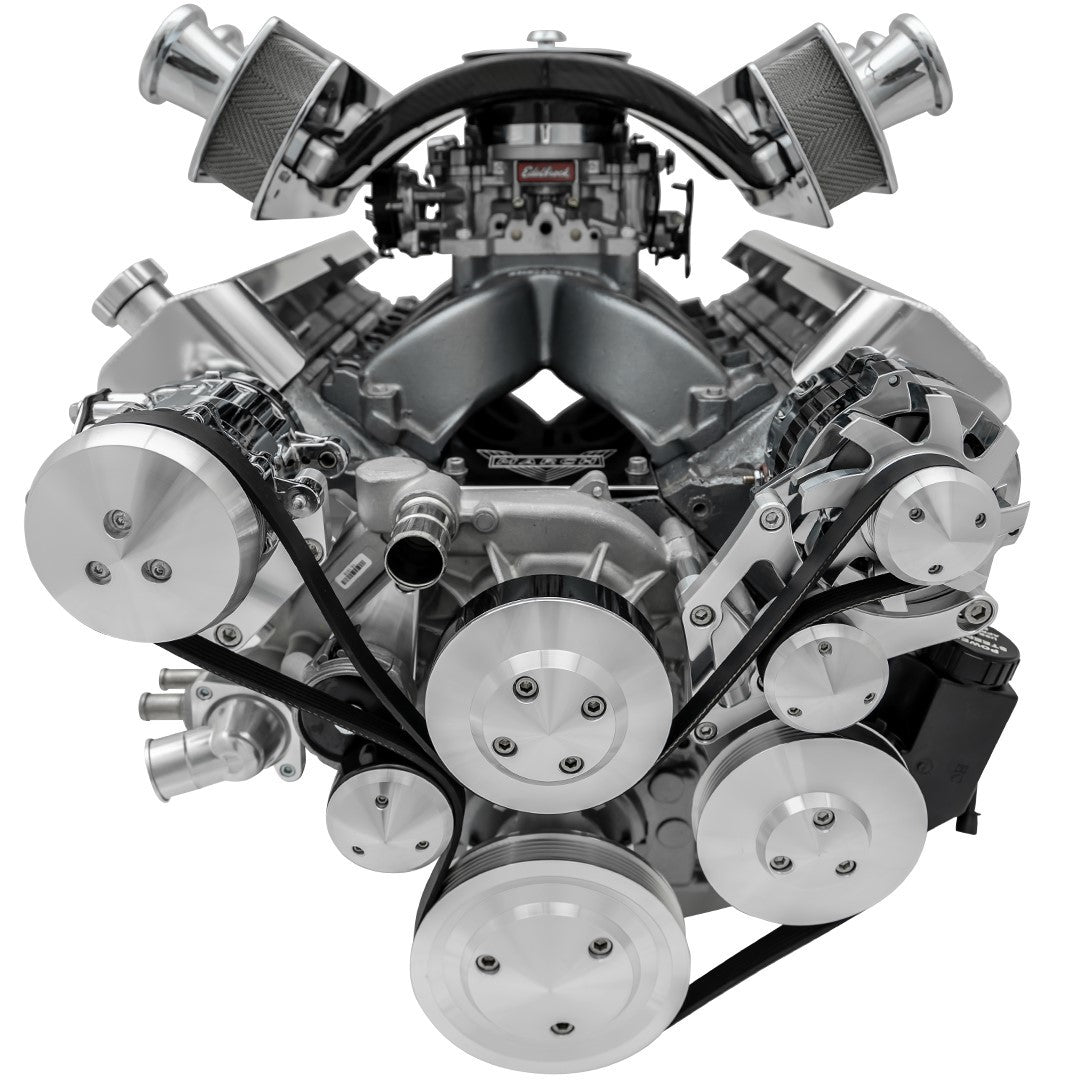 LS Engine Pro Track Pulley System With A/C